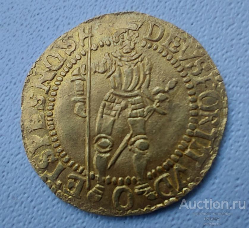 Золотой дукат 1590 Западная Фризия золото 3,45 г