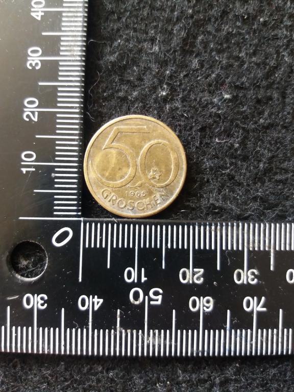 Монета "50 ГРОШЕЙ 1965", Австрия