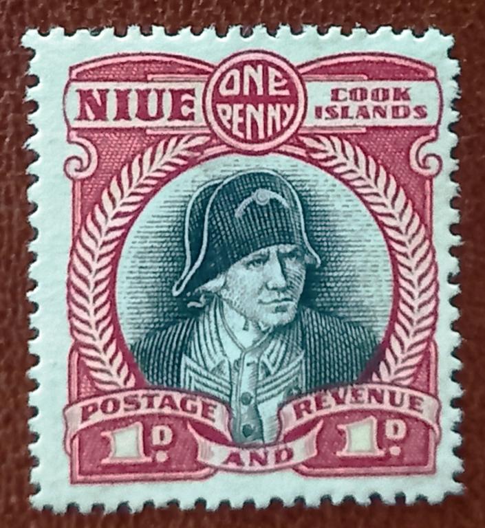 Ниуэ Британская Колония 1932 год   Джеймс Кук Чист +