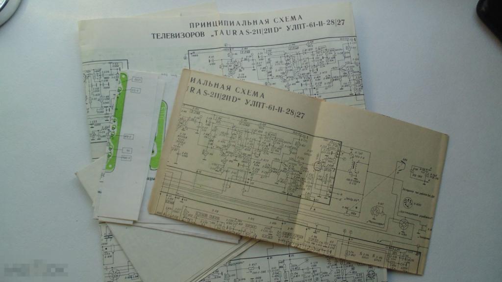 Принципиальная схема Телевизор Tauras 211