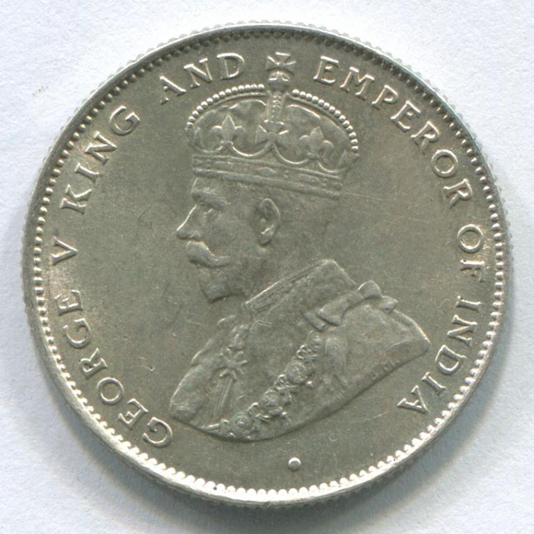 ЦЕЙЛОН 50 ЦЕНТОВ 1926 UNC