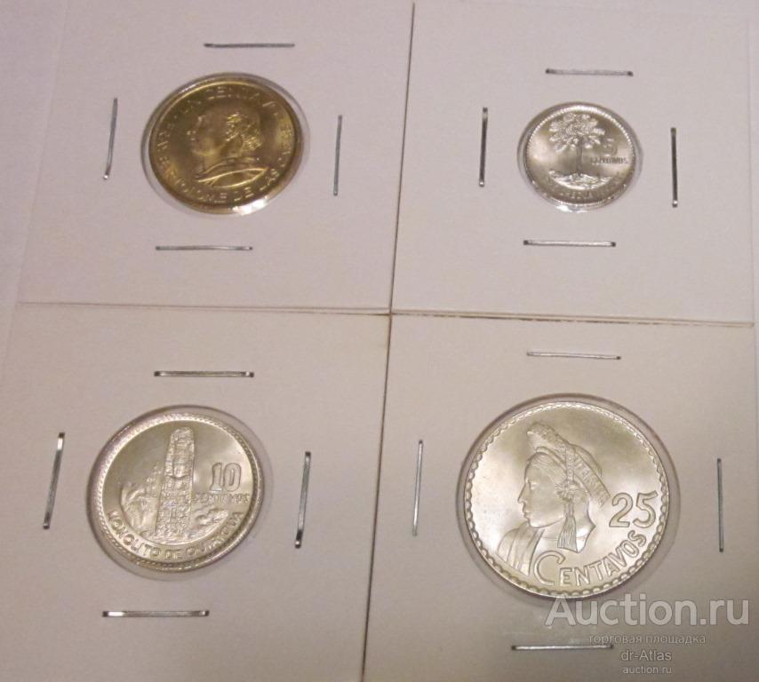 Гватемала 1, 5, 10, 25 сентаво 1964 UNC 9481