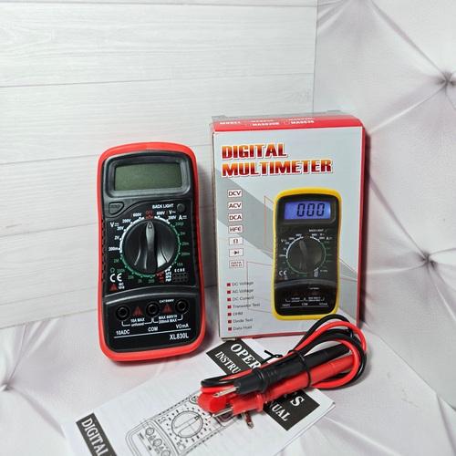 мультиметр ANENG XL830L red/black + щупы