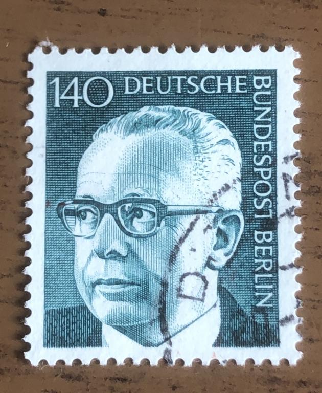 Зап Берлин 1973 Доктор Густав Хайнеманн (1899-1976)