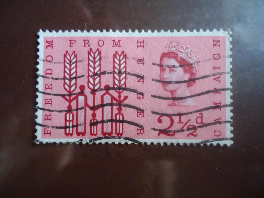 1963 г.  Великобритания  гаш. без клея.