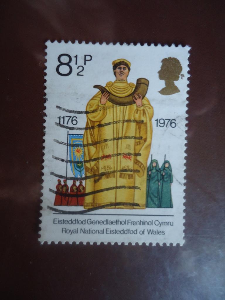 1976 г.  Великобритания  гаш. без клея.