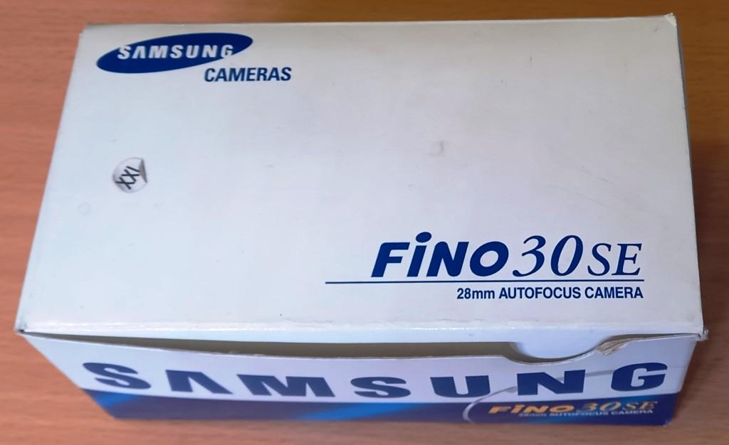 Р05:029 ФОТОАППАРАТ ПЛЕНОЧНЫЙ SAMSUNG FINO 30SE С КОРОБКОЙ, ЧЕХЛОМ И ДОКУМЕНТАМИ