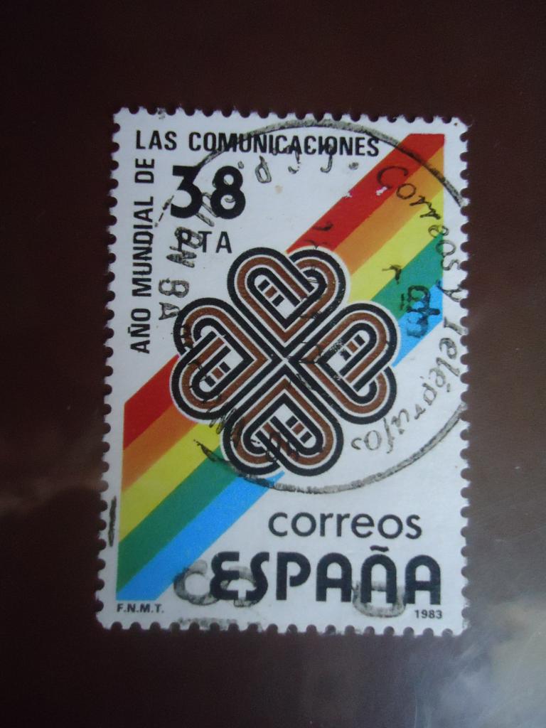 1983 г.  Испания  гаш. без клея.