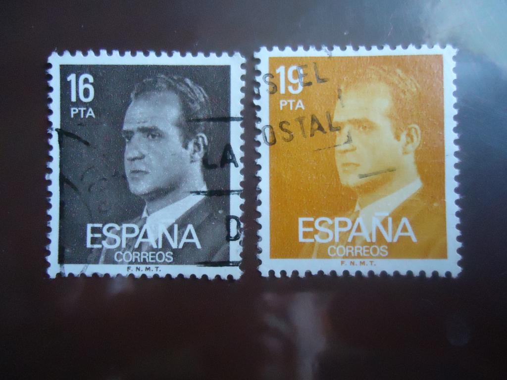 1980 г.  Испания  гаш. без клея.