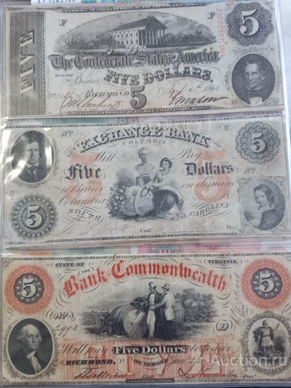 5 долларов США,1861 года, банк Содружества