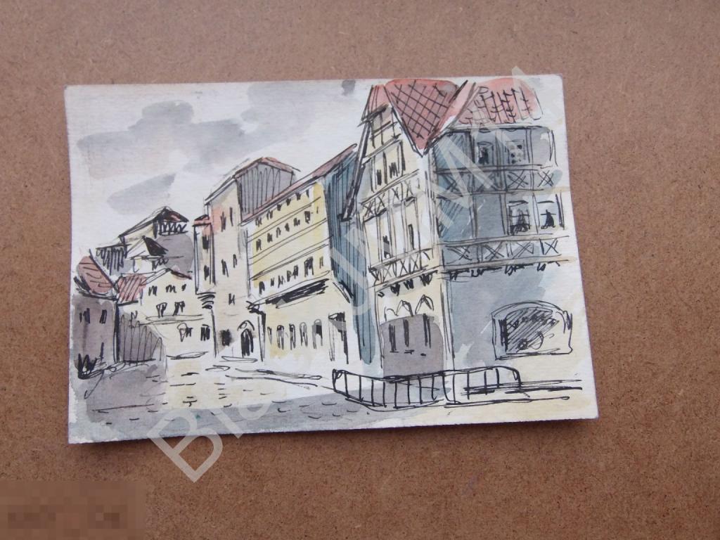 1965 г. Гринченко В.И. Рисунок. Веймар Германия