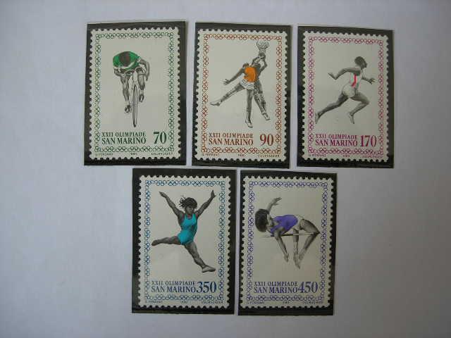 Сан-Марино 1980 спорт: олимпмада в Москве    MNH