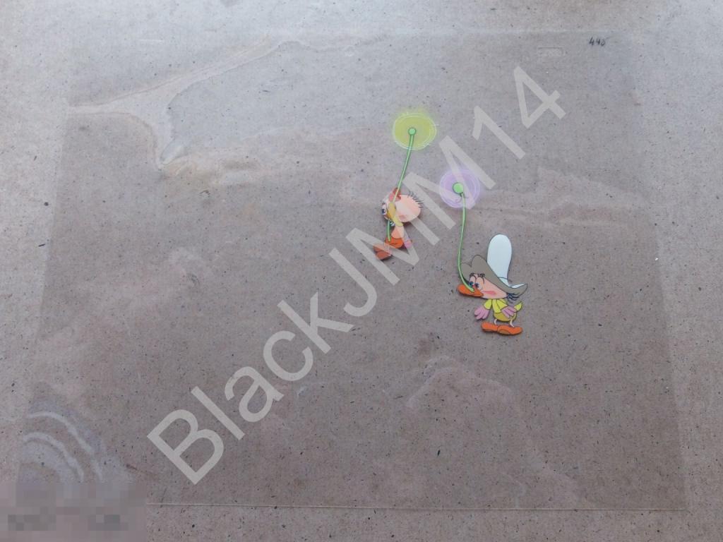 1984 г. Рисунок Никитин В.А. Мультфильм Ночной цветок Фаза (Акрил, Целлулоид)