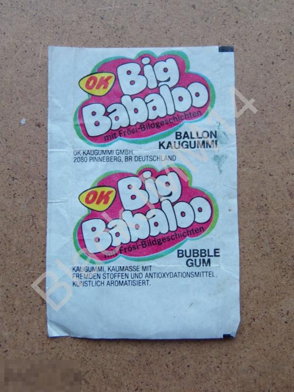 Обертка Жевательная резинка Big Babaloo. Ok. Kaugummi