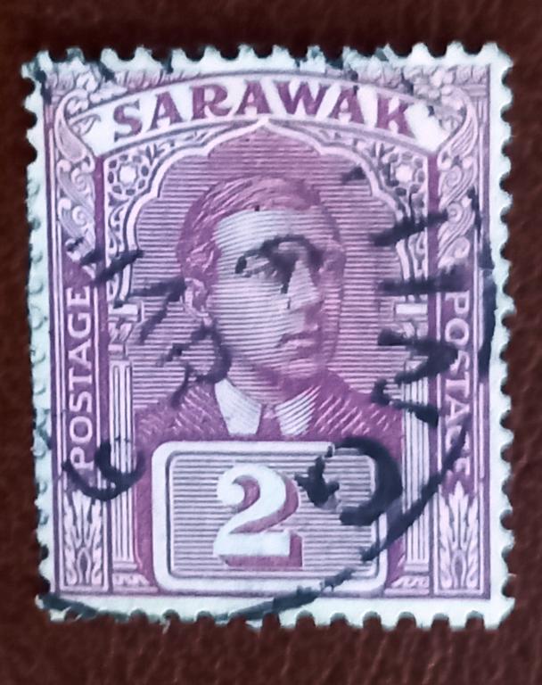 Саравак Британская Колония 1922  год Сэр Чарльз Винер Брук Гаш+