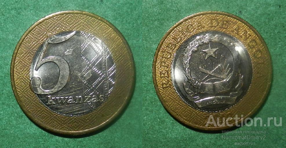 5 кванза 2012 KM#109 АНГОЛА КорА Ж