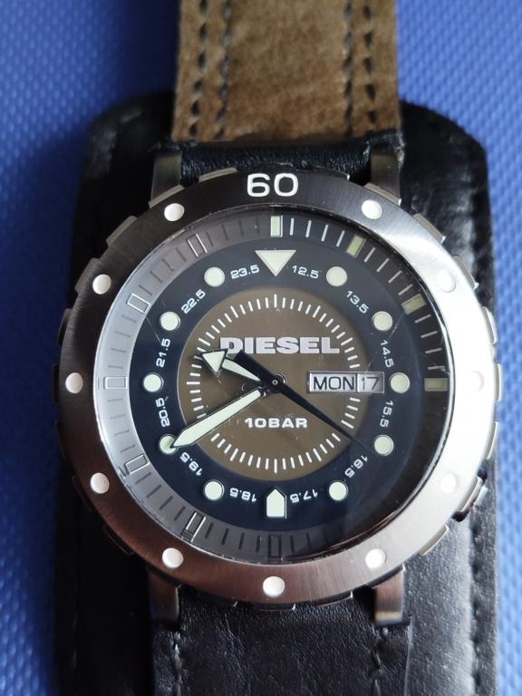 ОРИГИНАЛЬНЫЕ ЧАСЫ DIESEL DZ-1169.С КАЛЕНДАРЁМ. РЕДКИЕ !!!