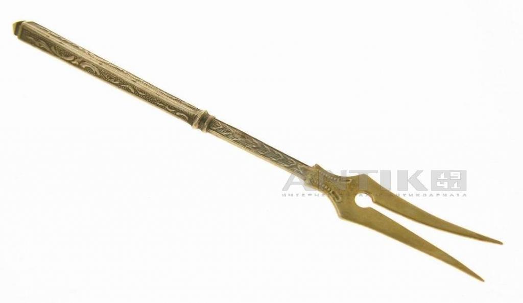 Вилка серебряная 875 пробы, СССР