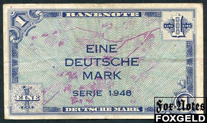 ФРГ Bank Deutscher Lander 1 Mark 1948  Ro:232 {1}