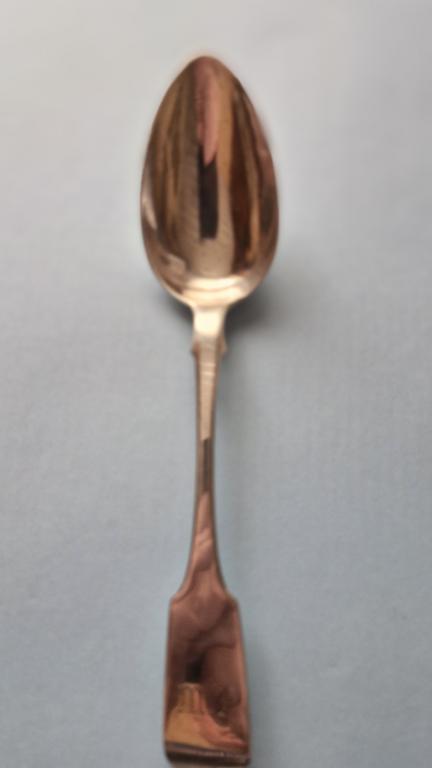 Ложка столовая. Серебро 84 проба, 1852год. Состояние!