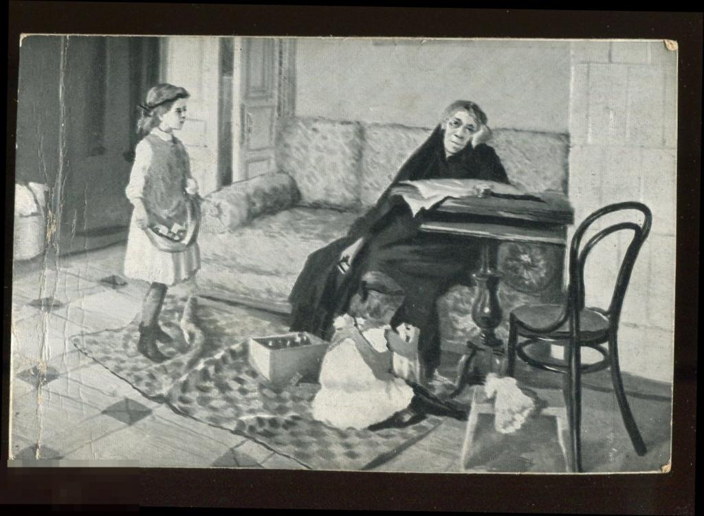 живопись А.Л.Ржевская, Сироты,