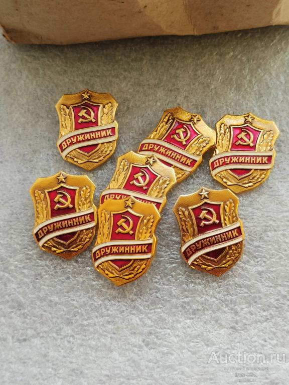 ЗНАК Значок "ДРУЖИННИК" Невручёнка ДНД СССР   2107