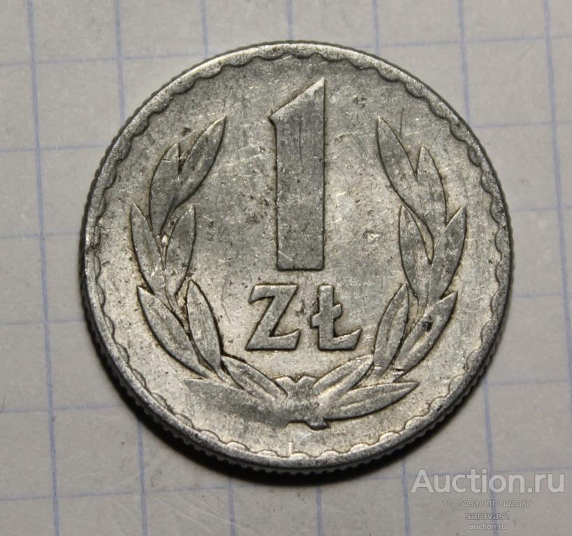 Польша 1 злотый 1949 /1/ Y#45а.