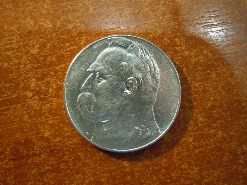 10 злотых 1936г(W) Польша, 21,98гр, серебро