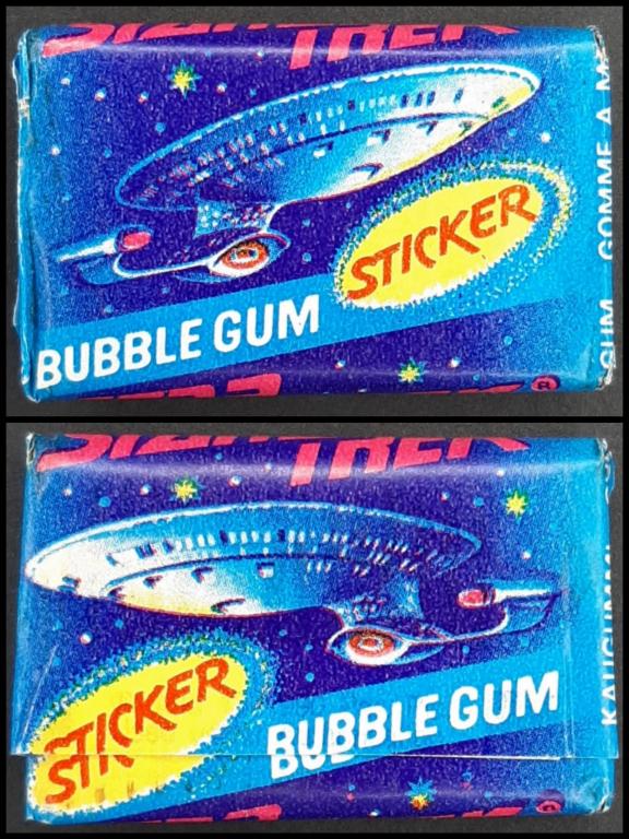 STAR TREK / ЖВАЧКА 80-90 / ЖЕВАТЕЛЬНАЯ РЕЗИНКА / BUBBLE GUM