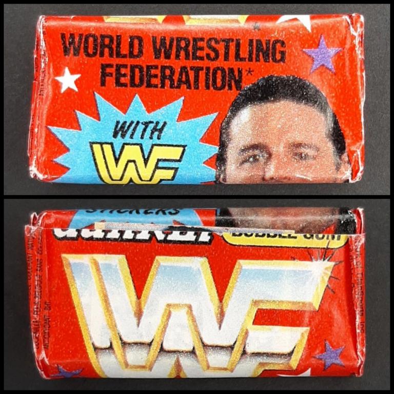 WORLD WRESTLING FEDERATION / dunkin / ЖВАЧКА 80-90 / ЖЕВАТЕЛЬНАЯ РЕЗИНКА / BUBBLE GUM