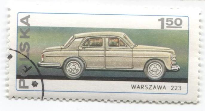1976 Польша 25 лет Варшавской автомобильгной фабрике 1м .гаш