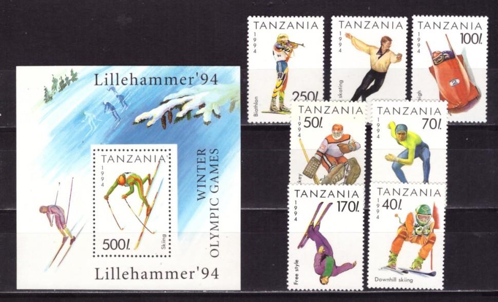 Танзания, 1994. Олимпиада - Лиллехаммер (серия+мл)