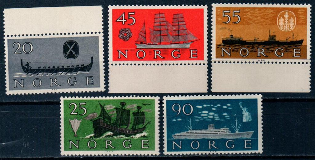 Норвегия 1960 корабли, MNH