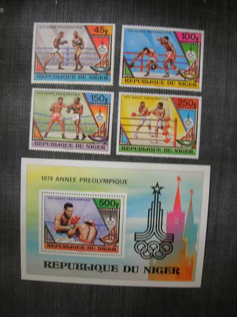 Нигер 1979 спорт: олимпиада в Москве  (бокс)     MNH