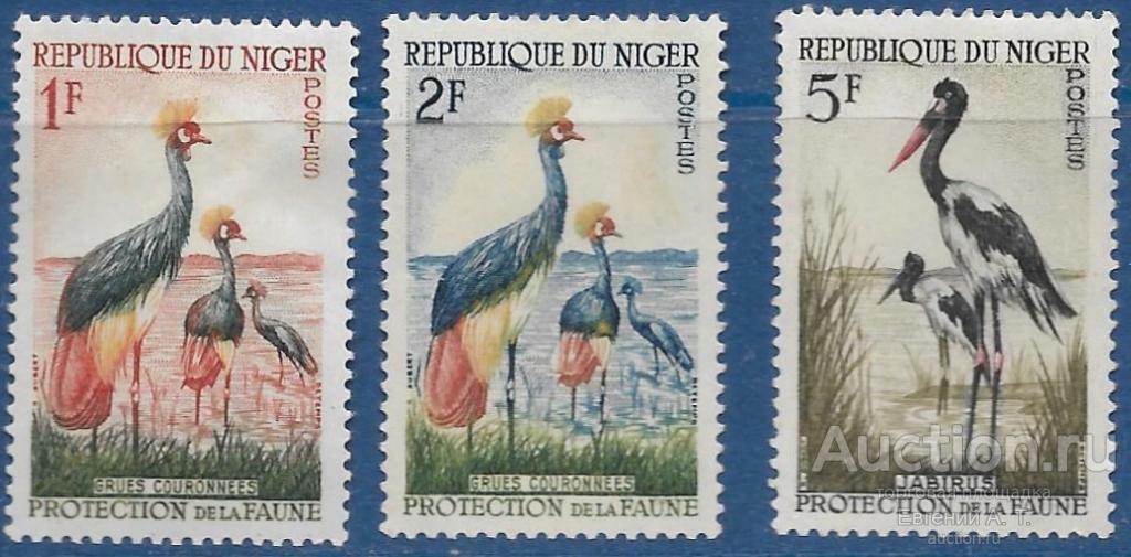 Нигер. 1960. Охрана природы. MNH OG + MLH mounted.