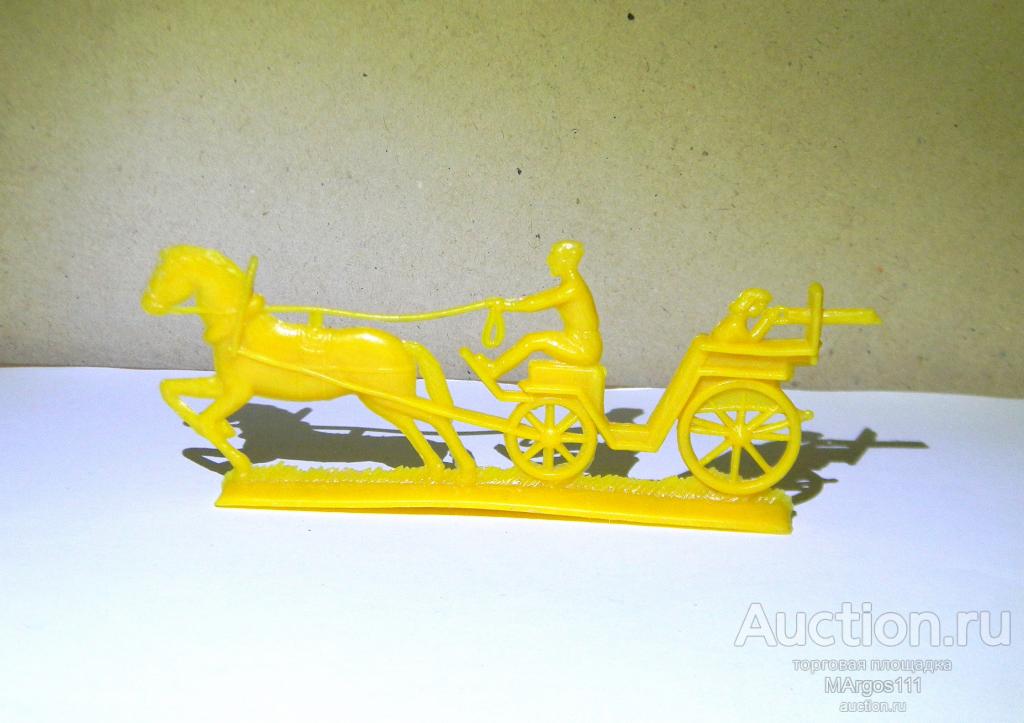 Солдатики СССР Тачанка РЕДКИЙ ЦВЕТ