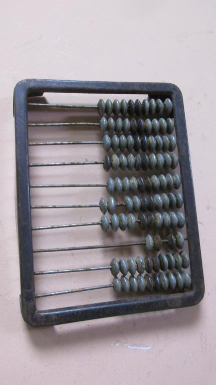 Старые "Старинные" "Счеты "Металл. КЛЕЙМО. РАННИЕ