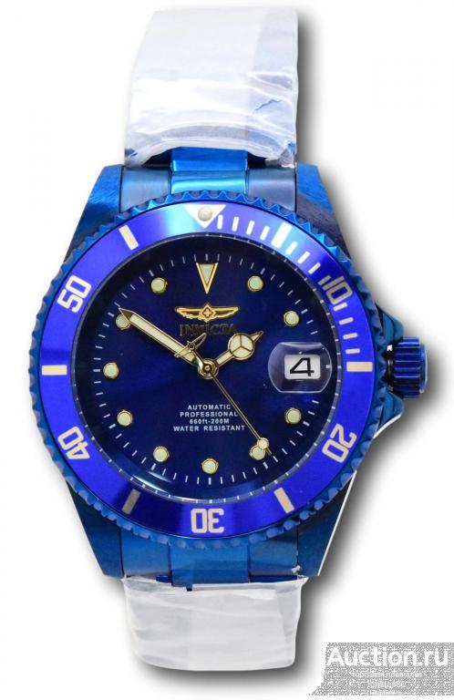 Часы Invicta Pro Diver Automatic Blue Label новые. Механика.