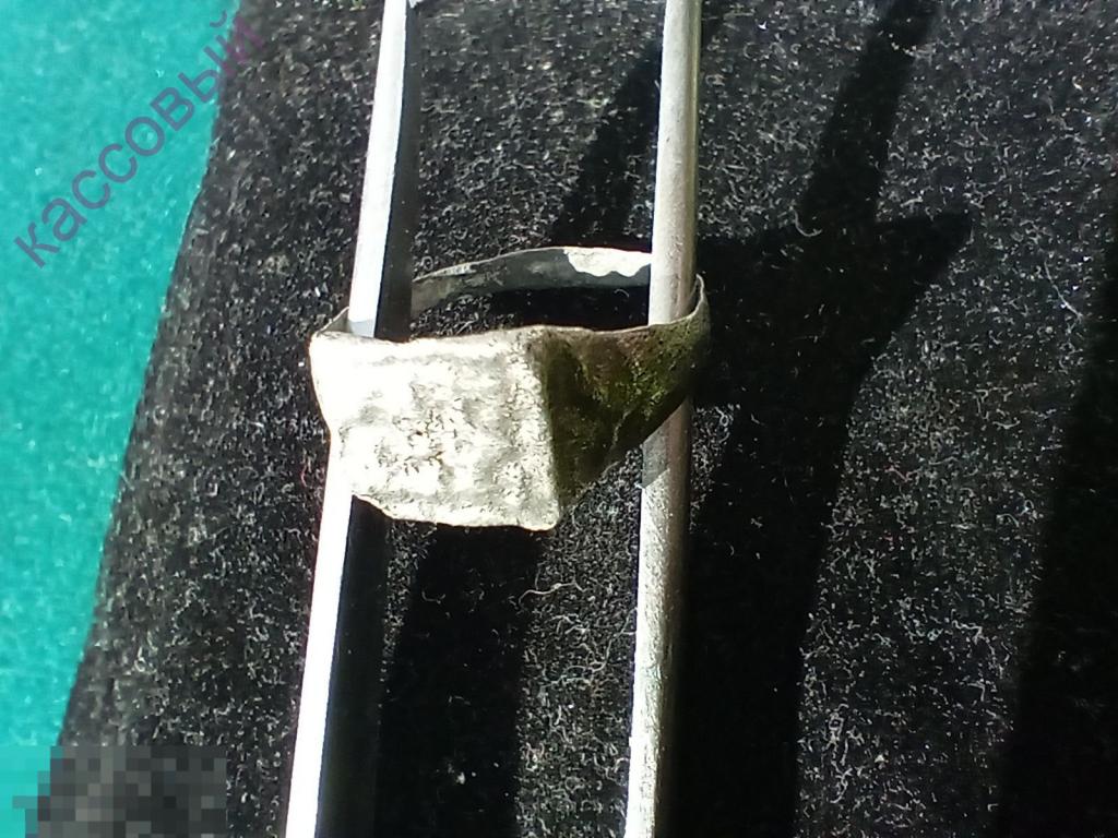 Кольцо перстень Золотая Орда СЕРЕБРО Целое СОХРАН !!!