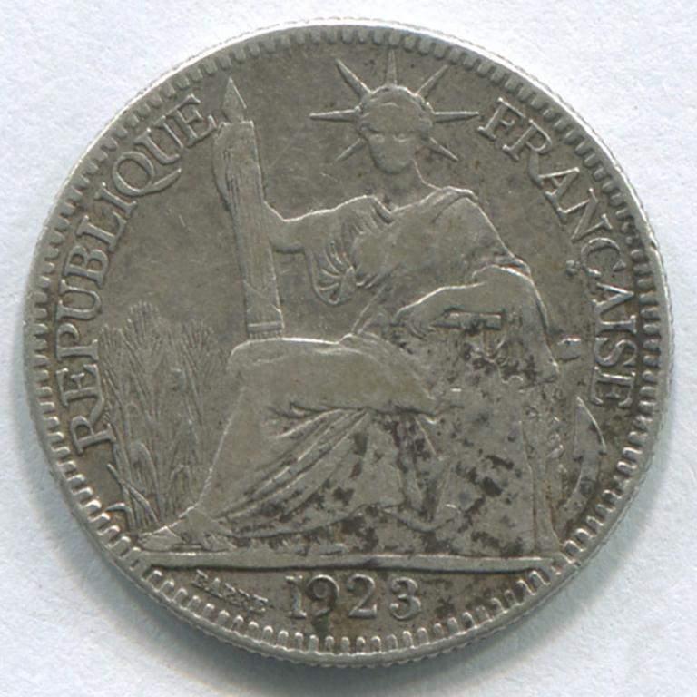 ИНДОКИТАЙ 10 ЦЕНТОВ 1923 VF