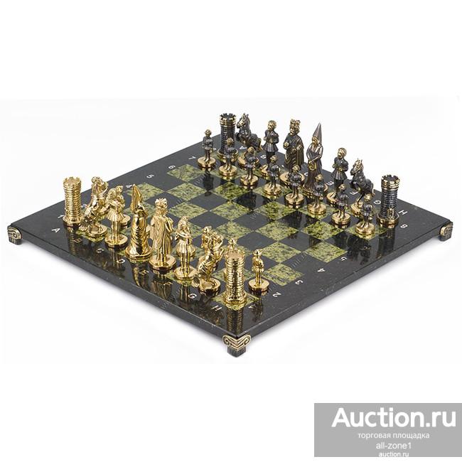 Шахматы подарочные каменные КАМЕЛОТ 0728058