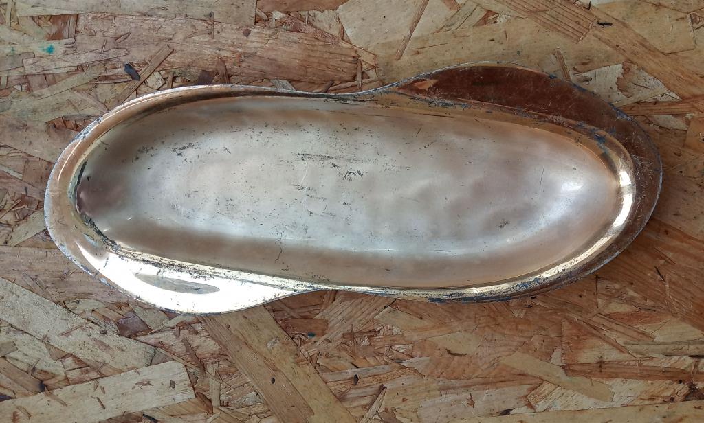 Конфетница фруктовница блюдо посеребренный мельхиор винтаж клеймо WMF Германия 1950-70е гг