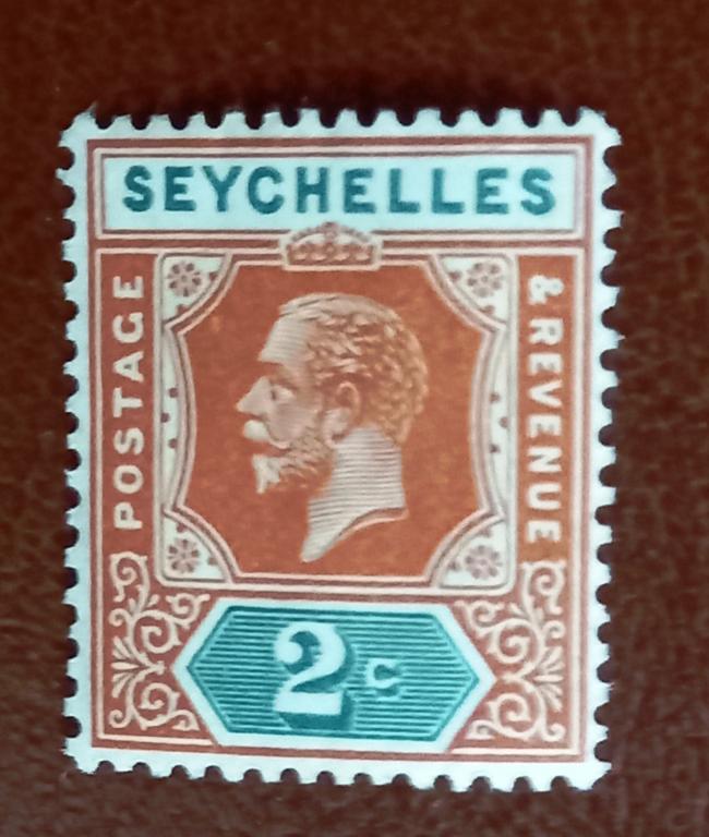 Сейшелы Британская Колония 1912 год Стандарт Король Георга V MNH+