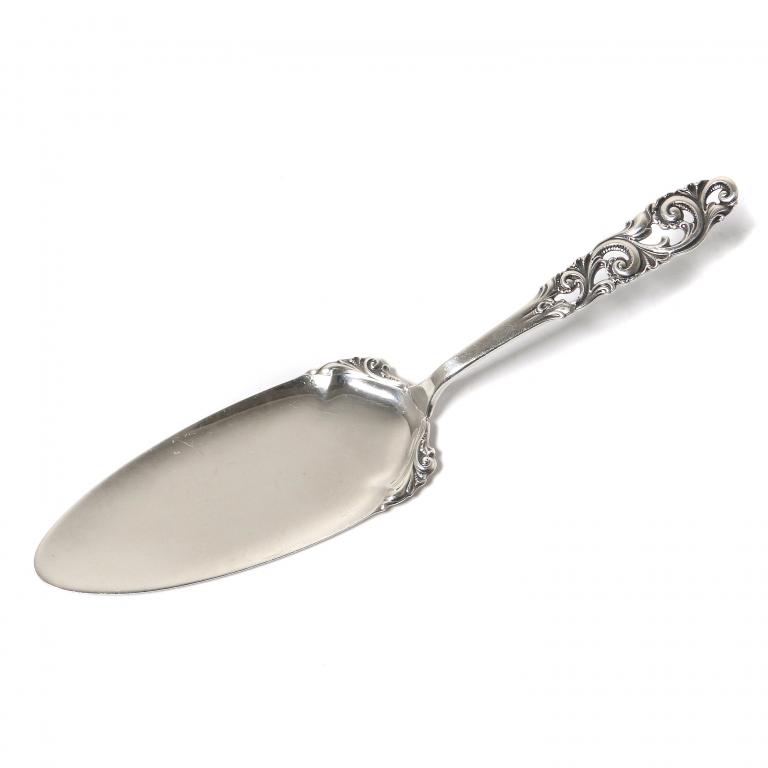 Серебряная сервировочная лопатка. Норвегия.