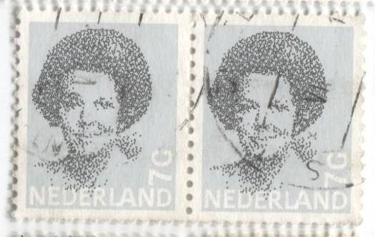 1986 Нидерланды Стандарт Королева Беатриса пара .гаш