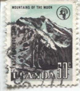 1962 Уганда Стандарт независимость Лунные горы 1м .гаш