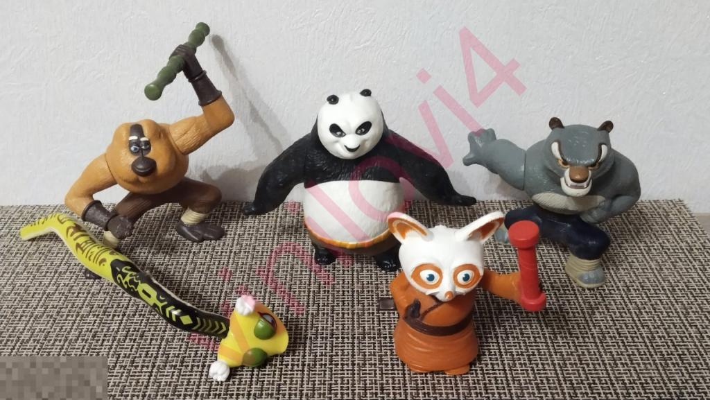 Игрушки из McDonald's (Кунг Фу Панда) 2008г.