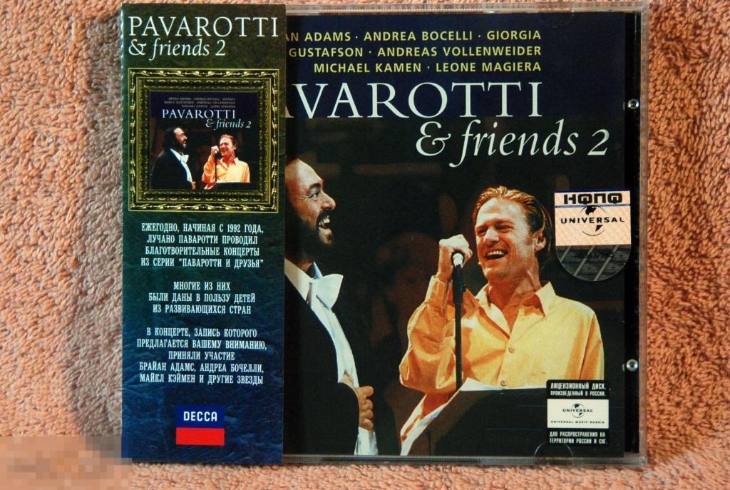 PAVAROTTI & FRIENDS 2  RUSSIA CD  OBI MINT