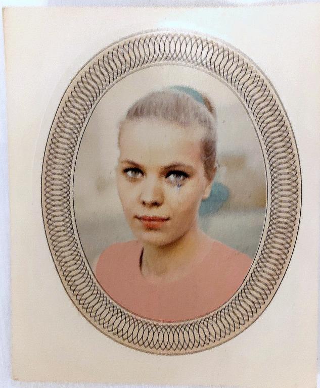 Сдвижная картинка-пленка   1988 г. Германия  ВИНТАЖ  СССР