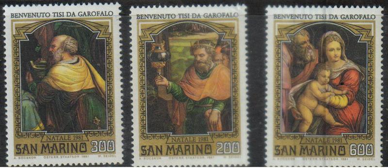 МАРКИ ЖИВОПИСЬ. Джентиле Да Фабриано. MNH. САН МАРИНО  3182(1)